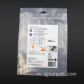לוגו בהדפסה מותאמת אישית עם ziplock שקית שקוף